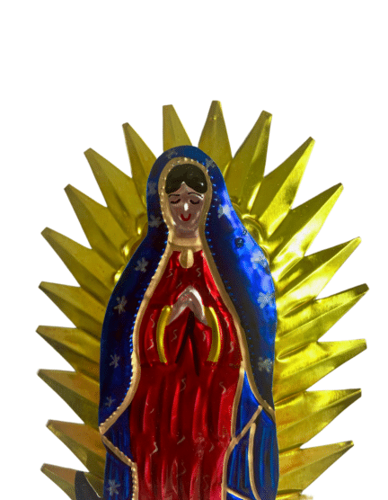 Lady of Guadalupe, Red Gown & Blue Shroud, Front