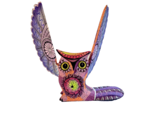 Purple Owl, front view