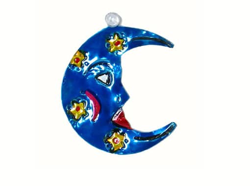 Blue Moon Face Ornament