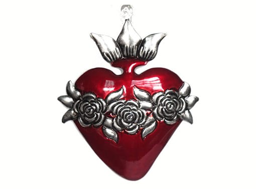 Corazón Con Rosas ornament by Conrado