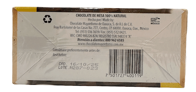 Classic Chocolate by Mayordomo, Date Stamp