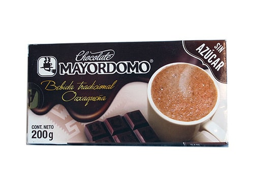 Mayordomo Mexican Chocolate, 100% Cacao, 200 gm.