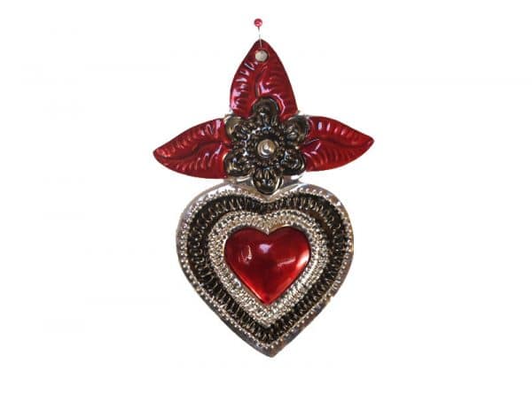 Heart With Flower Ornament