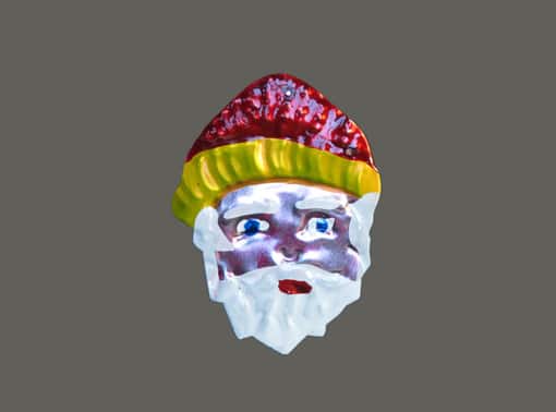 TIN MAGNET - Santa Face
