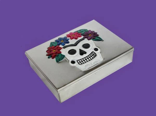 A Day of Dead Collection, 10 handmade tin ornaments in box