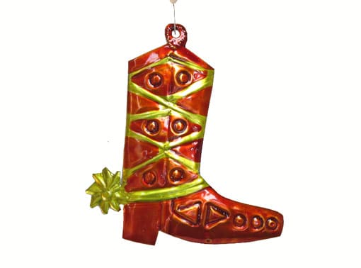 Boot with Spurs, tin ornament