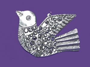 Whimsical Bird Wall Plaque