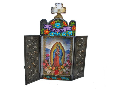 My Mother Nicho, with Lady Of Guadalupe, open doors, front