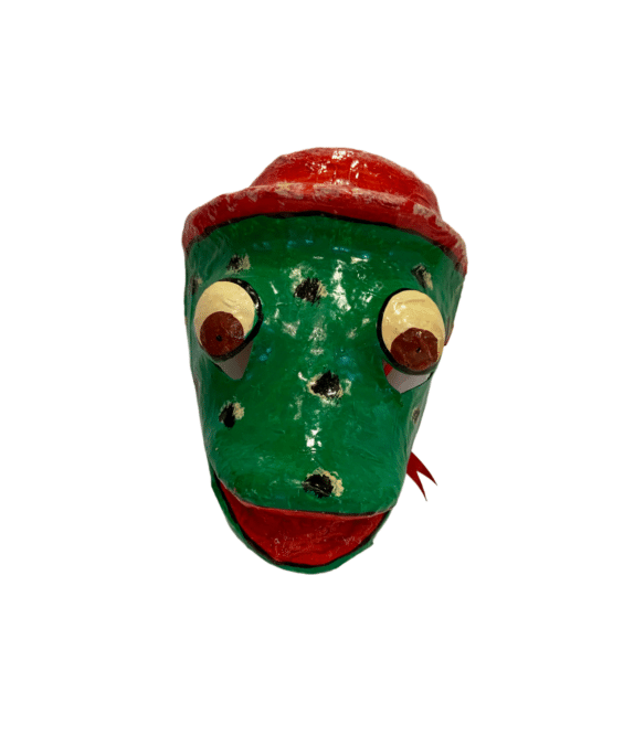 Green Frog Mask, Front