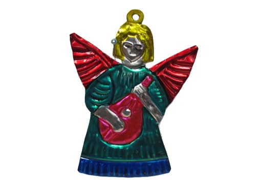 Angel In Green Gown Ornament