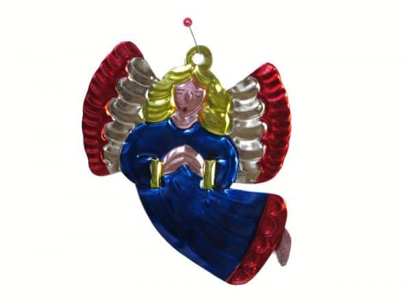 Angel in Blue Dress Ornament