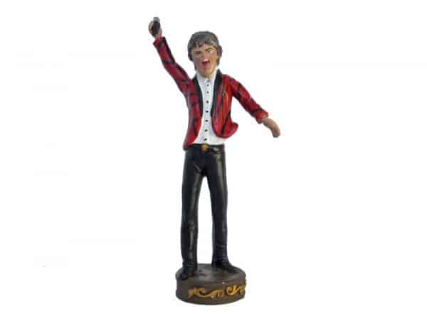 Mick Jagger, terra cotta figurine by Di Virgilio