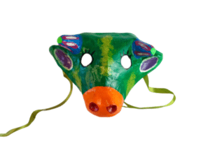 Green Bull Mask, Front