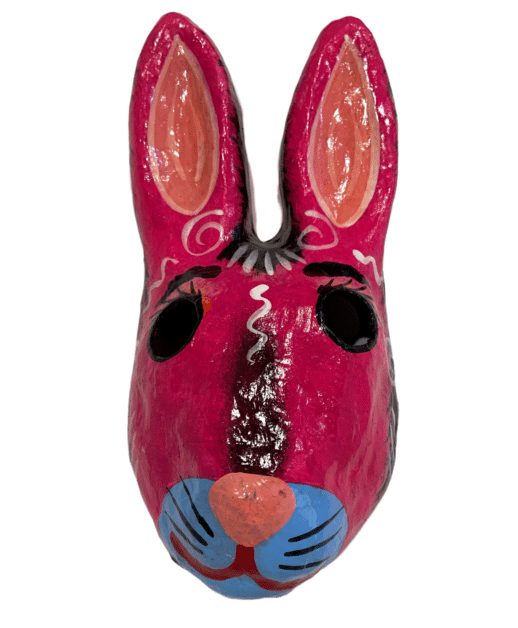 Pink Rabbit Mask, Front View 2