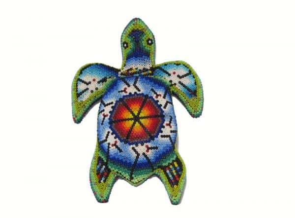 Huichol Art Turtle #2, 6-inch