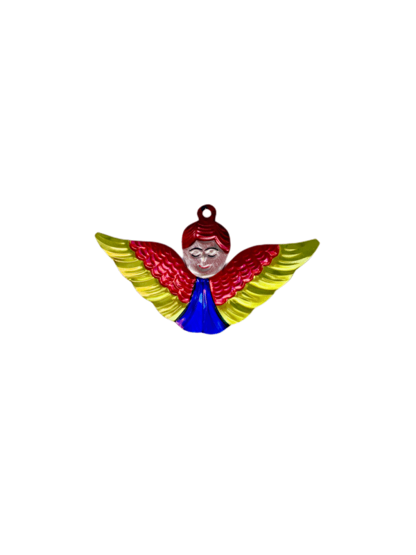 Angel Face With Wings Ornament