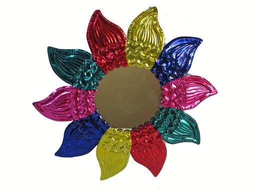 Colorful Sunflower Mirror