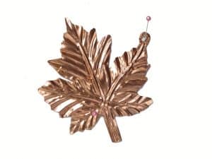 Copper Maple Leaf Ornament