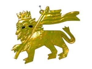 Lion Of Judah Ornament, front