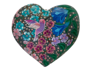 Floral Heart Plaque, Front