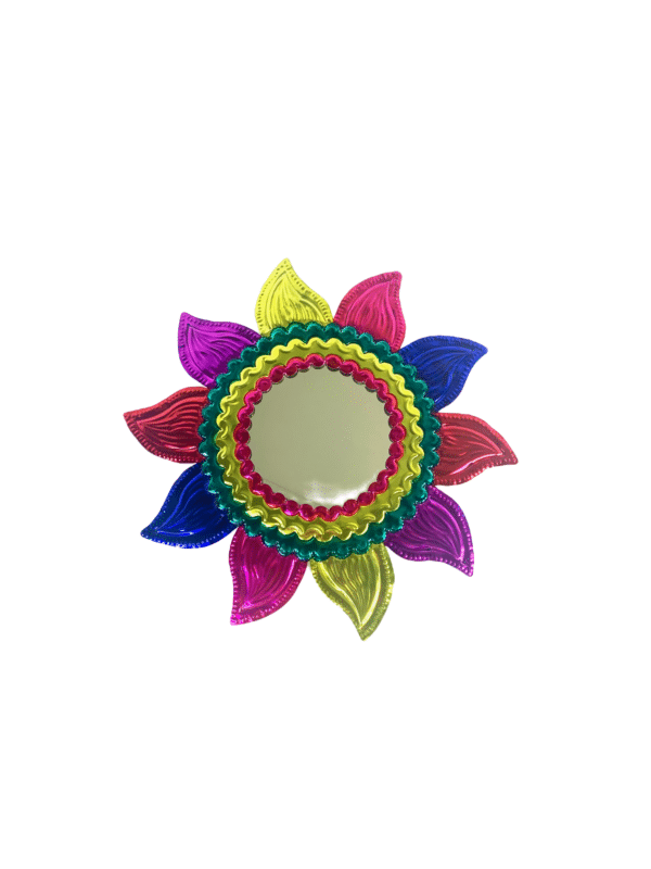 Multicolored Sunflower Mirror