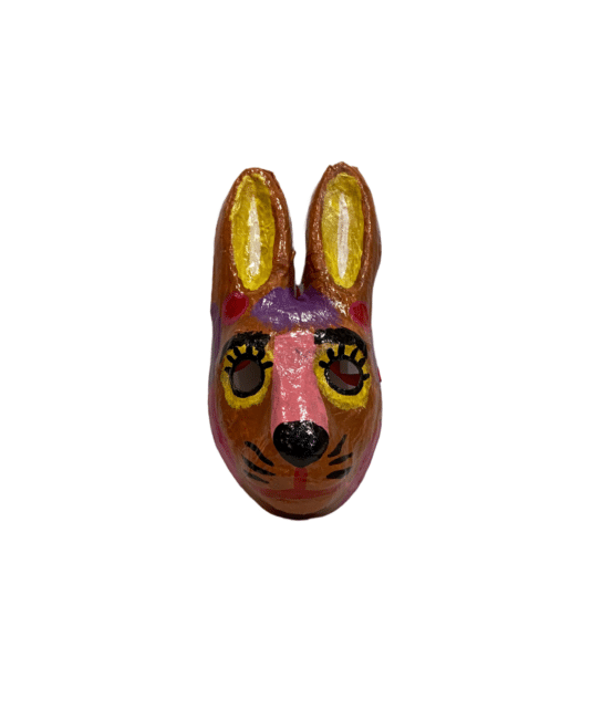 Brown Rabbit Mask, Front