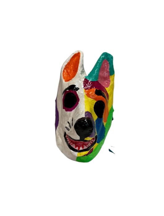 Colorful Dog Mask, Front