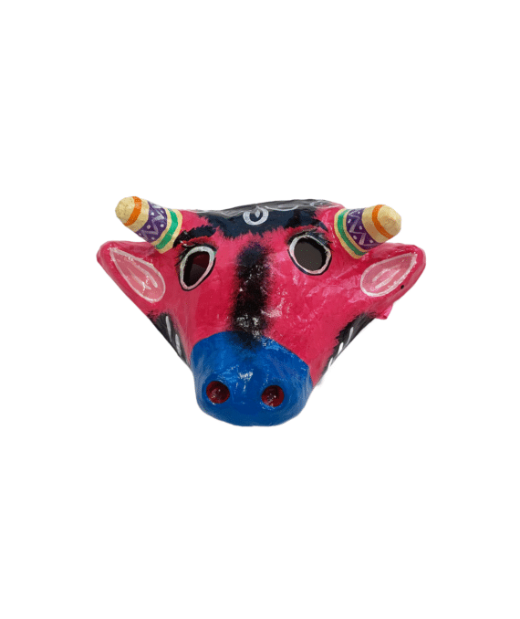Pink Bull Mask, Front
