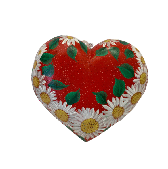 Daisy Heart Plaque, Front