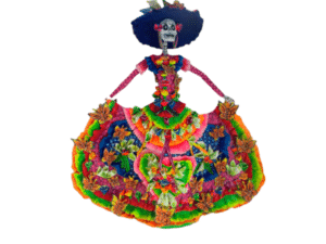 Catrina in Pink, front view