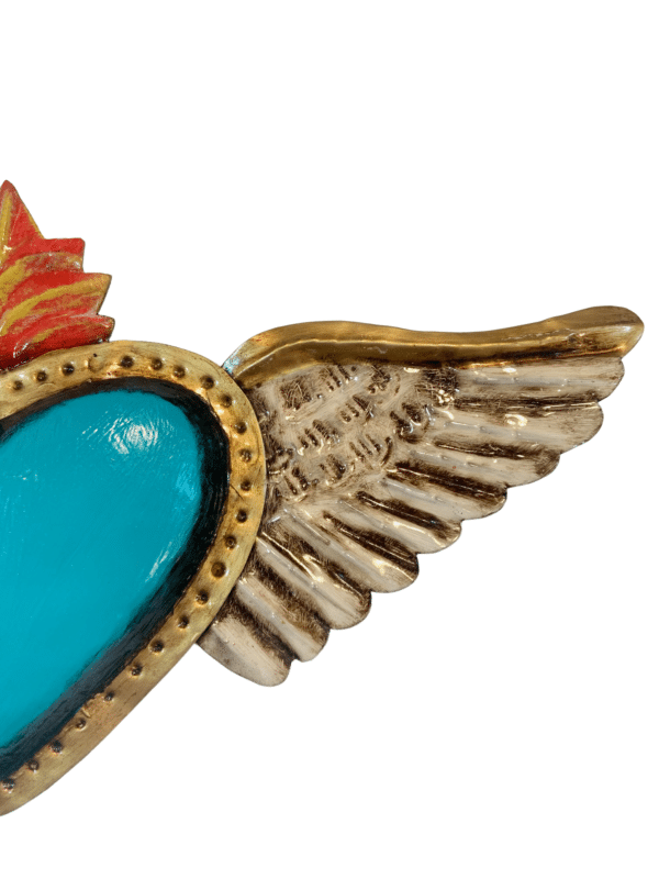 Blue Ascension Heart, wing detail
