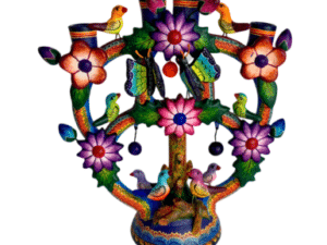 Small Floral Candelabra, front view