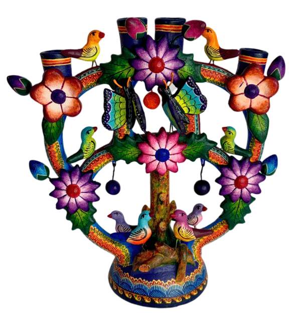 Small Floral Candelabra, front view 2