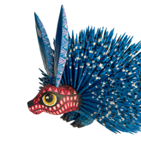 Blue Porcupine, Closeup