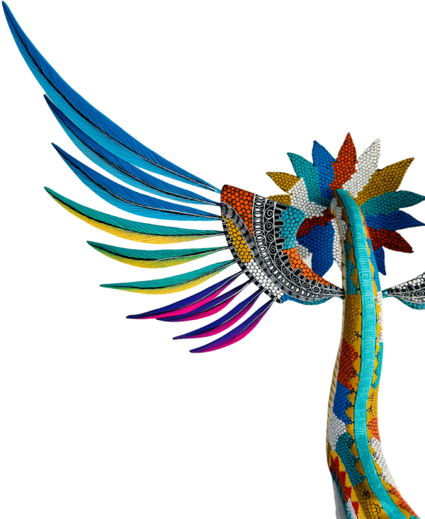 Serpent Alebrije No. 2, Wing Detail