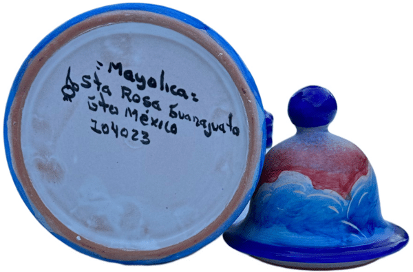 Catrina Urn, Red and Blue, Bottom