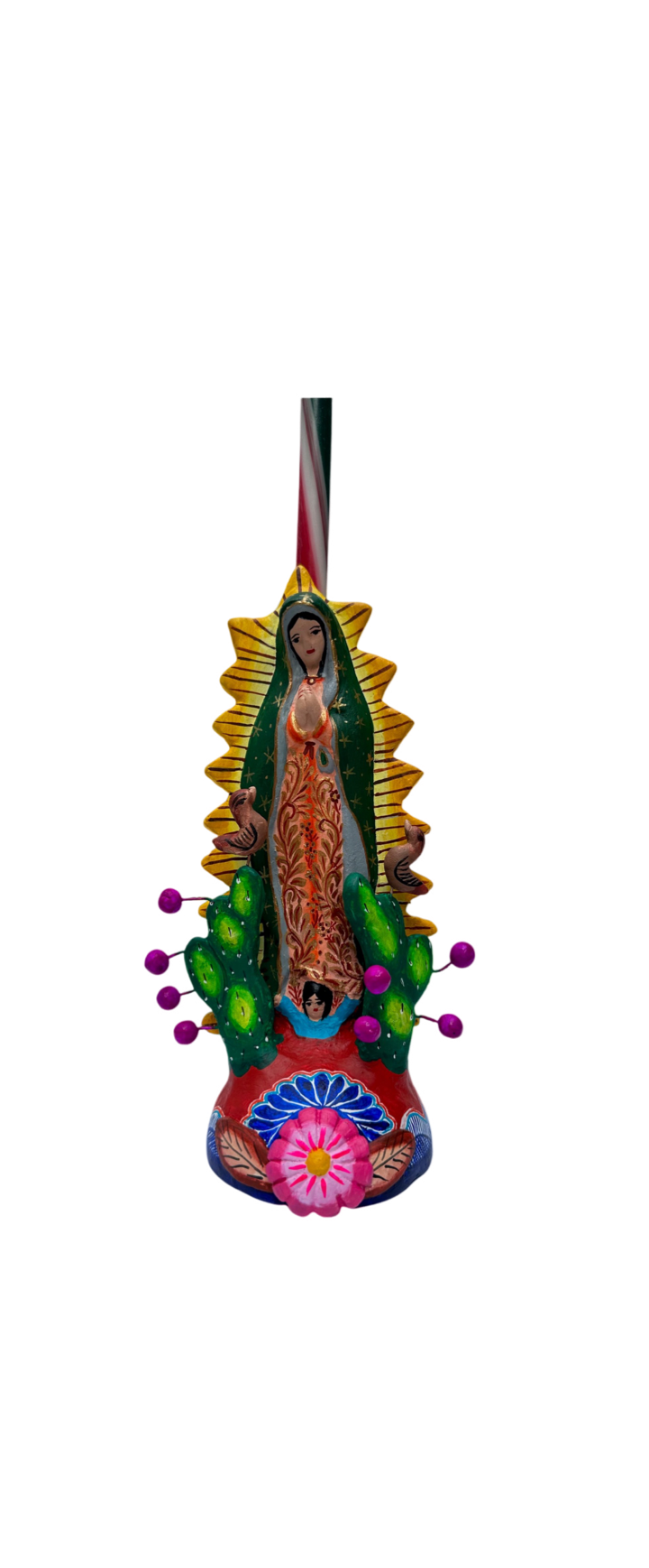 Lady Of Guadalupe Single Candelabra Design 1, product picture