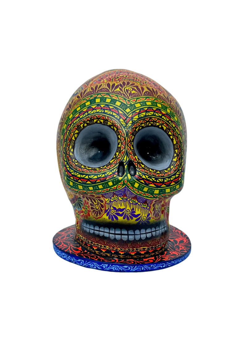 Pottery Skull Design 2, Front Side View