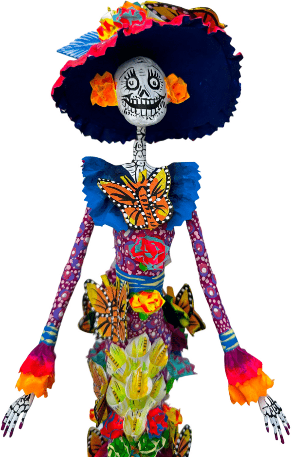 Catrina In Lavender, Face Close Up View
