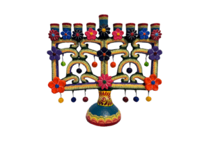 Teal Menorah, Product Picture