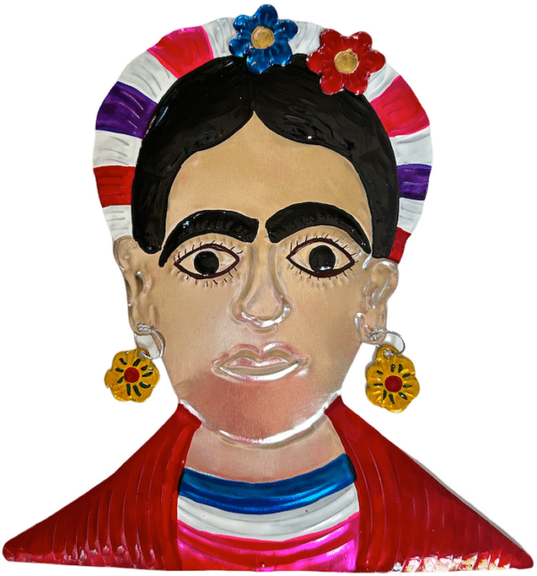 Frida Wall Plaque in Red